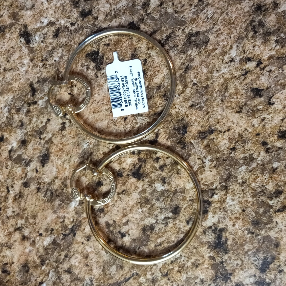 Simone I Smith..aka sis loves purple Love Hoop Earrings